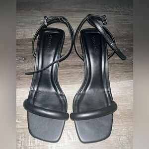 Black Strappy Sandals